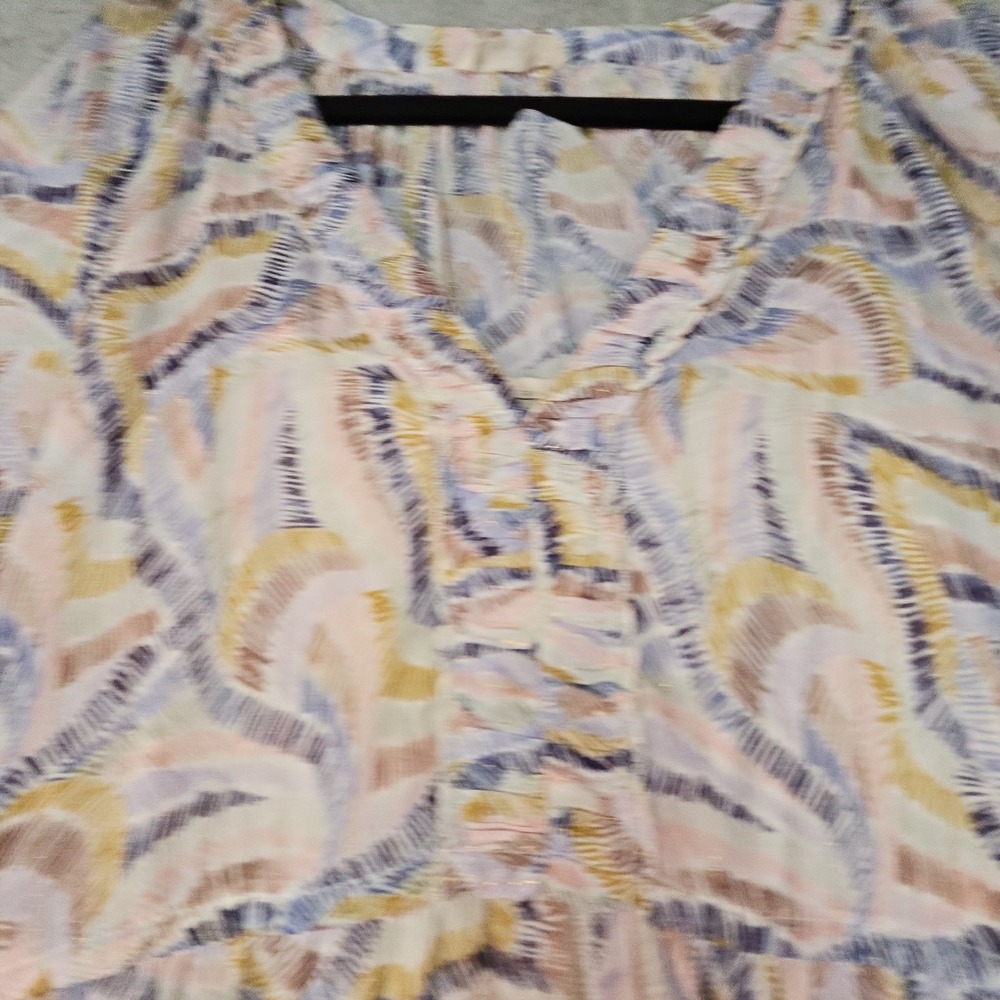Lovestitch Dress Womens XL Maxi Lagenlook Cottagecore Festival Coastal Empire - Picture 4 of 16